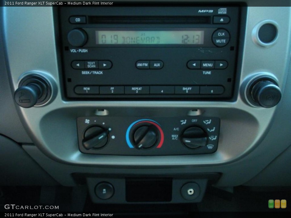 Medium Dark Flint Interior Controls for the 2011 Ford Ranger XLT SuperCab #48283330