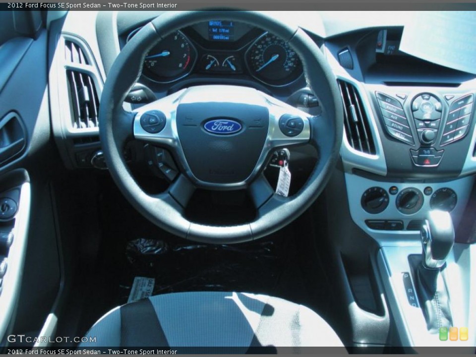 Two-Tone Sport Interior Steering Wheel for the 2012 Ford Focus SE Sport Sedan #48283492