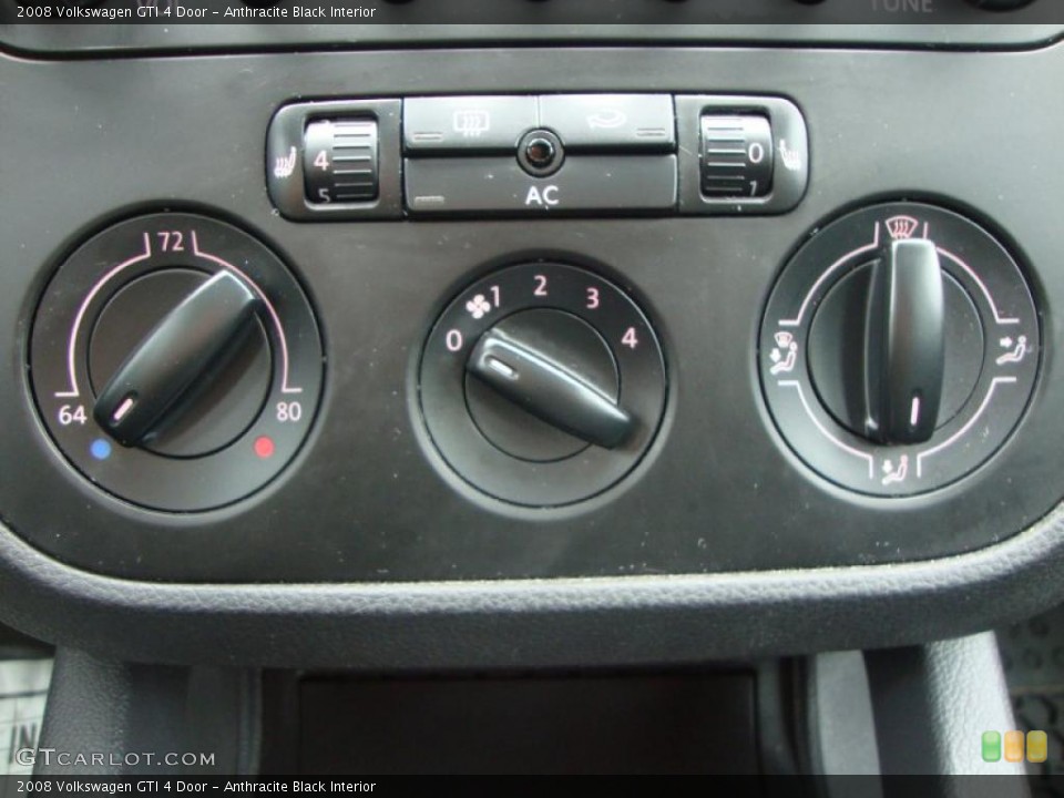 Anthracite Black Interior Controls for the 2008 Volkswagen GTI 4 Door #48284854