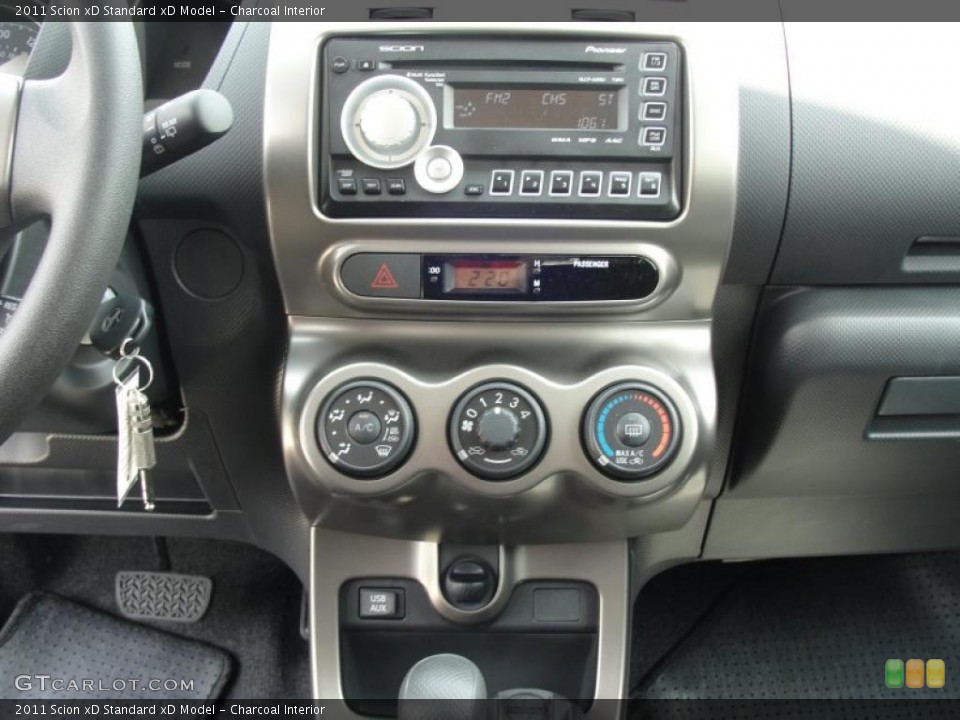 Charcoal Interior Controls for the 2011 Scion xD  #48286051