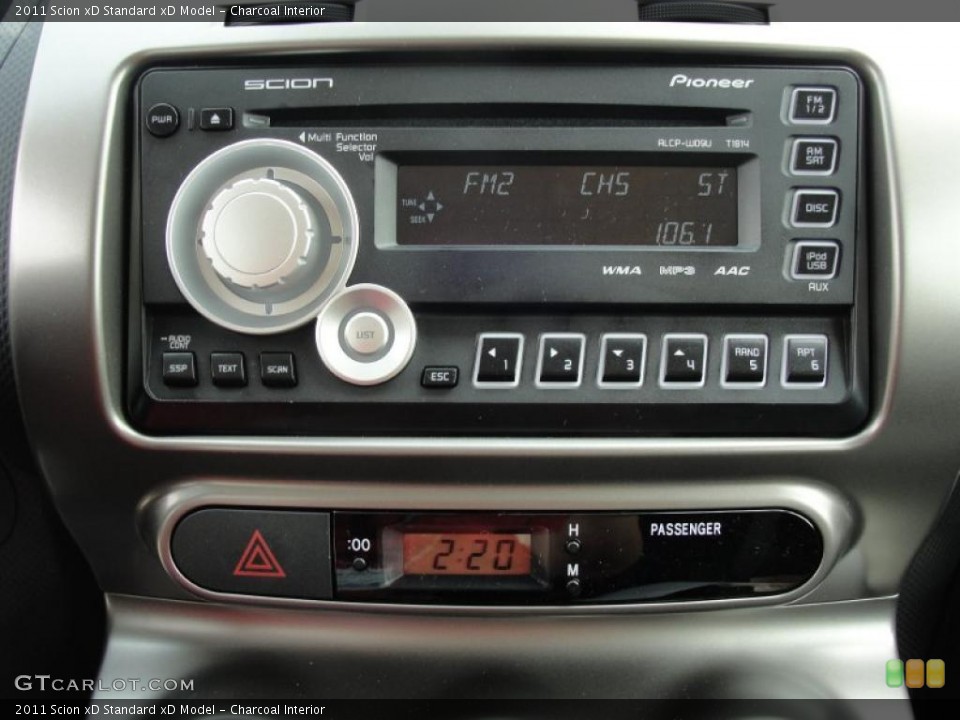 Charcoal Interior Controls for the 2011 Scion xD  #48286066
