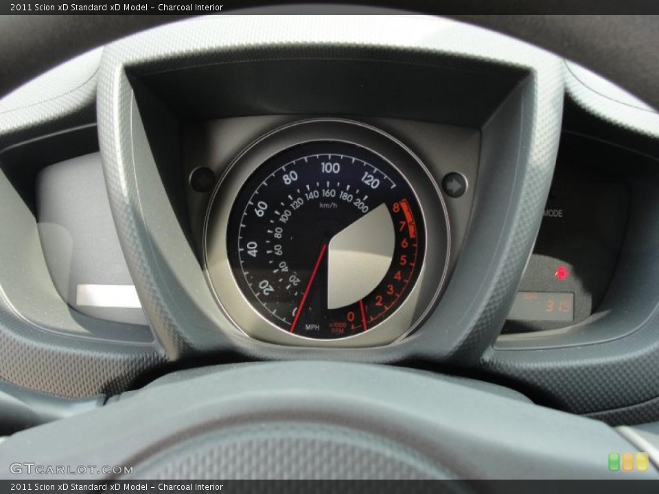 Charcoal Interior Gauges for the 2011 Scion xD  #48286148