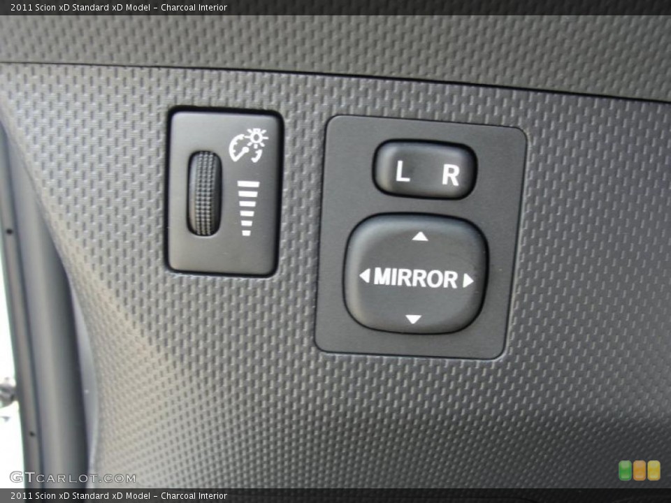 Charcoal Interior Controls for the 2011 Scion xD  #48286165