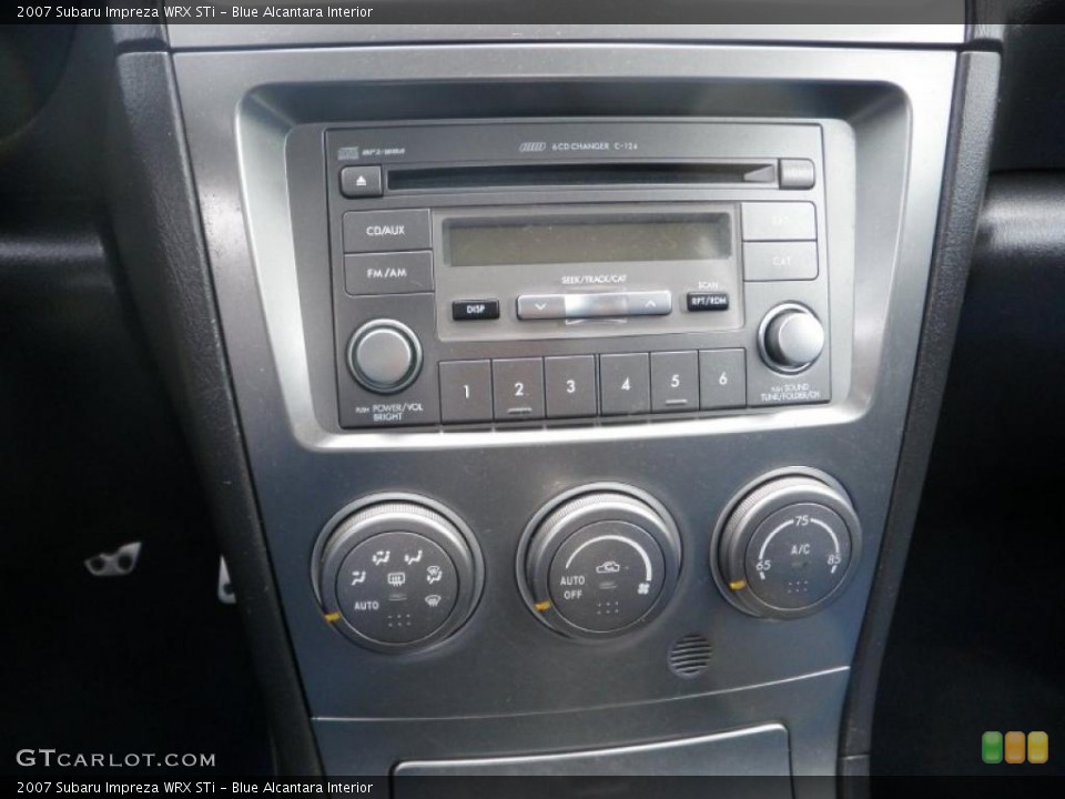 Blue Alcantara Interior Controls for the 2007 Subaru Impreza WRX STi #48286360