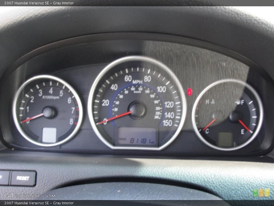 Gray Interior Gauges for the 2007 Hyundai Veracruz SE #48286582