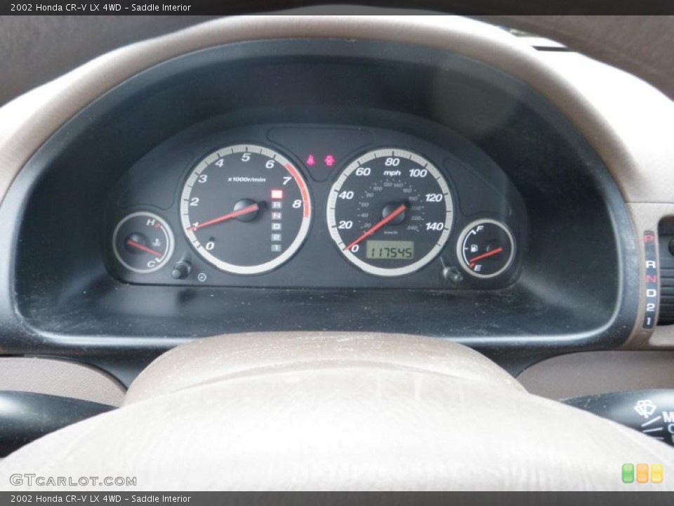 Saddle Interior Gauges for the 2002 Honda CR-V LX 4WD #48287122