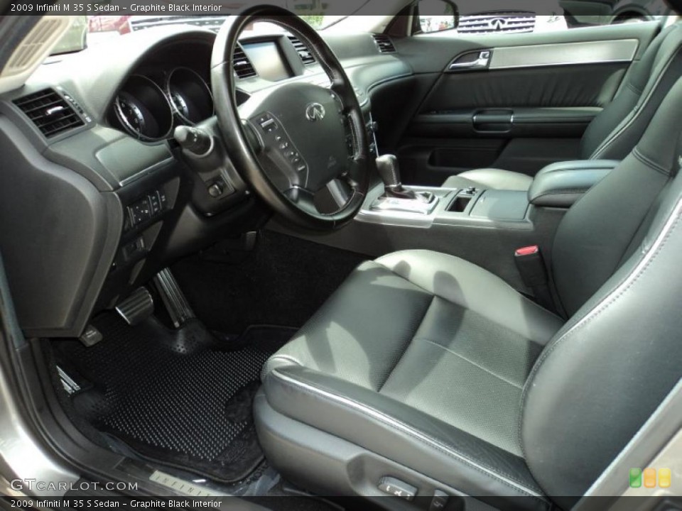 Graphite Black Interior Photo for the 2009 Infiniti M 35 S Sedan #48287269