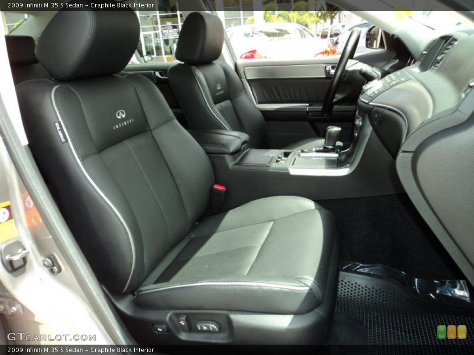 Graphite Black Interior Photo for the 2009 Infiniti M 35 S Sedan #48287314