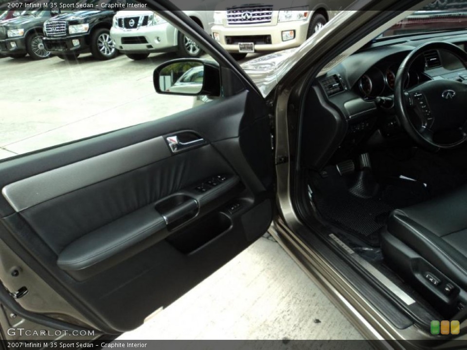 Graphite Interior Door Panel for the 2007 Infiniti M 35 Sport Sedan #48288211