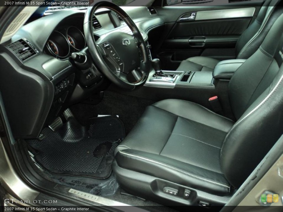 Graphite Interior Photo for the 2007 Infiniti M 35 Sport Sedan #48288226