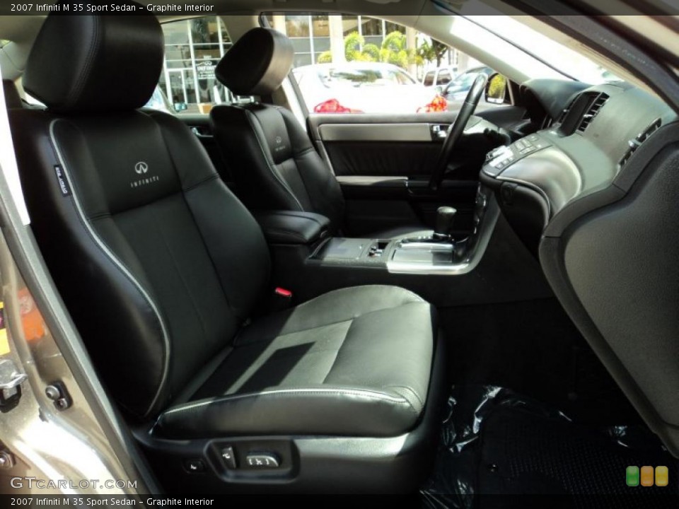 Graphite Interior Photo for the 2007 Infiniti M 35 Sport Sedan #48288265