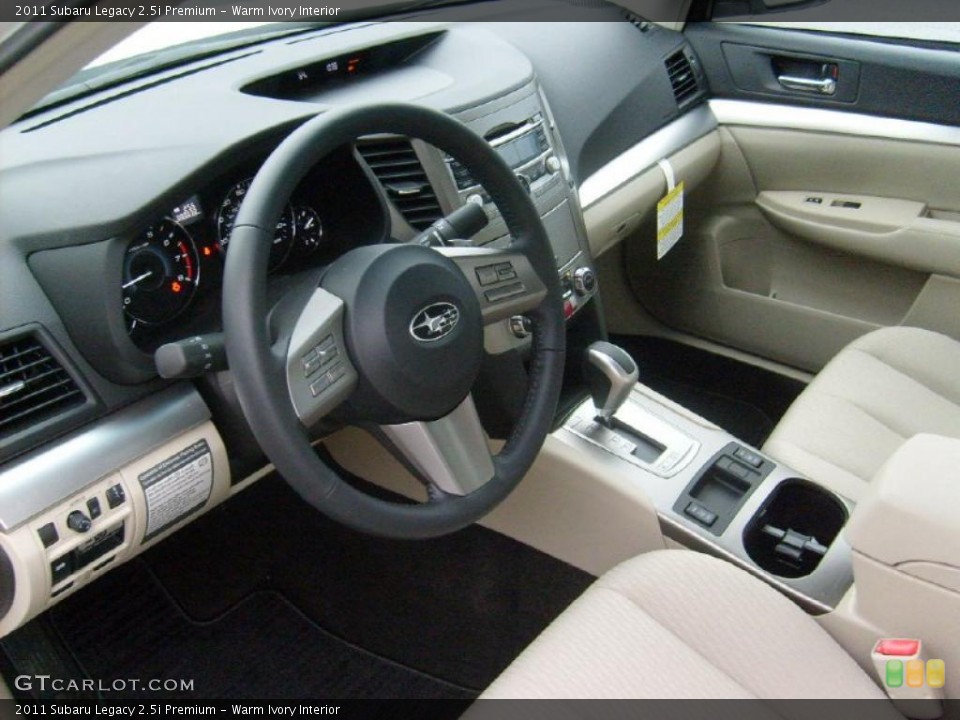 Warm Ivory Interior Prime Interior for the 2011 Subaru Legacy 2.5i Premium #48288685