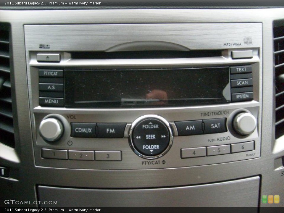 Warm Ivory Interior Controls for the 2011 Subaru Legacy 2.5i Premium #48288820