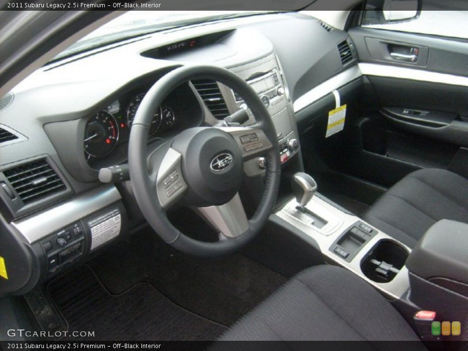 Off-Black Interior Prime Interior for the 2011 Subaru Legacy 2.5i Premium #48288985