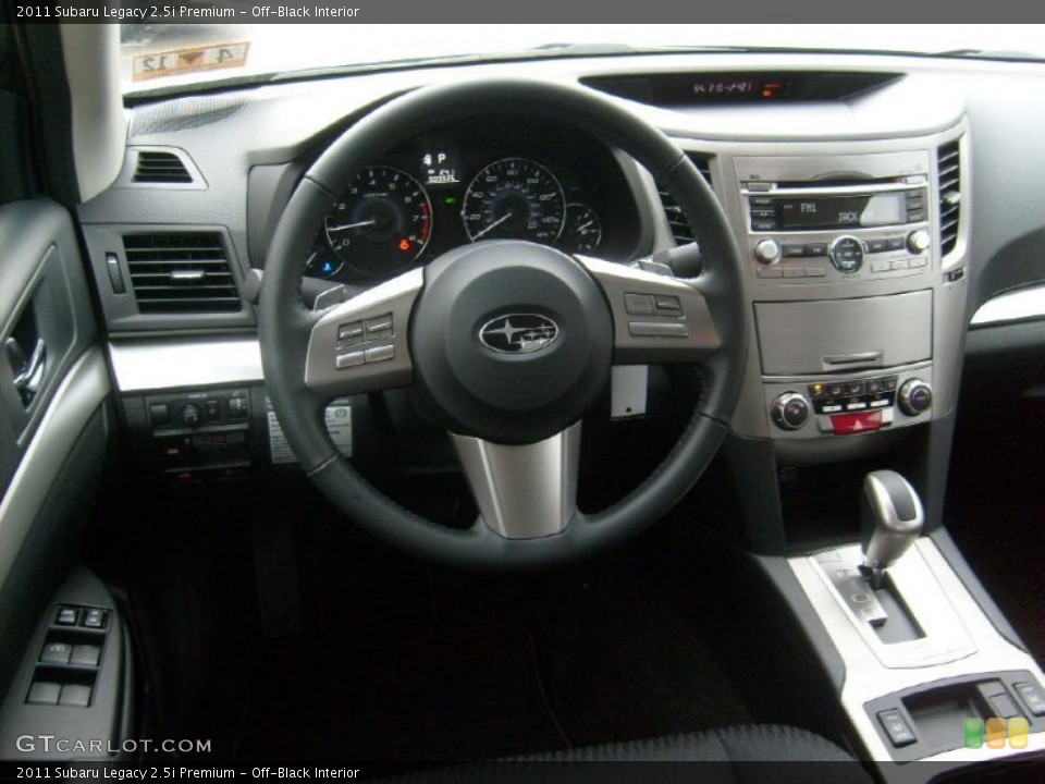 Off-Black Interior Dashboard for the 2011 Subaru Legacy 2.5i Premium #48289030