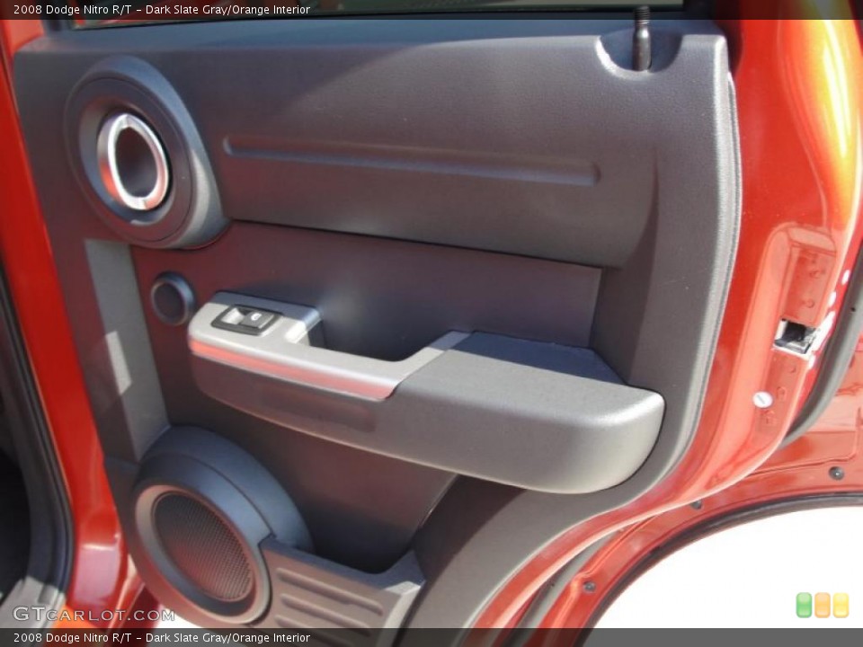 Dark Slate Gray/Orange Interior Door Panel for the 2008 Dodge Nitro R/T #48289759
