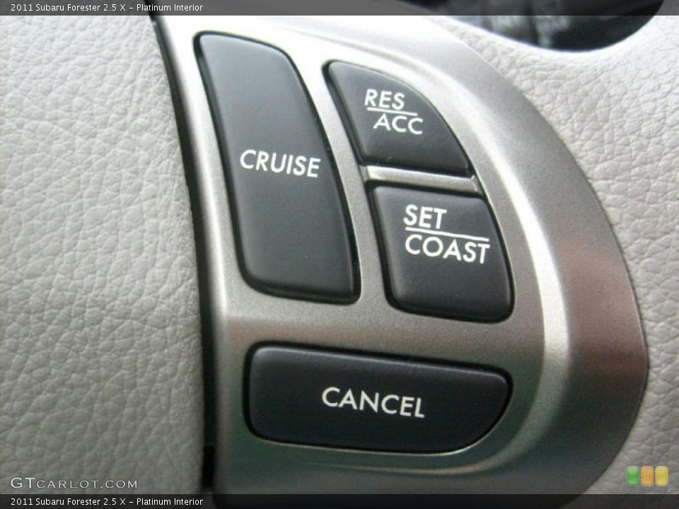Platinum Interior Controls for the 2011 Subaru Forester 2.5 X #48290350