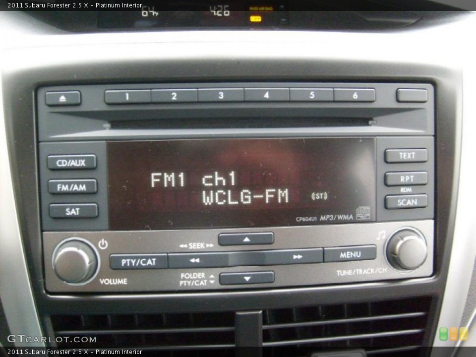 Platinum Interior Controls for the 2011 Subaru Forester 2.5 X #48290365
