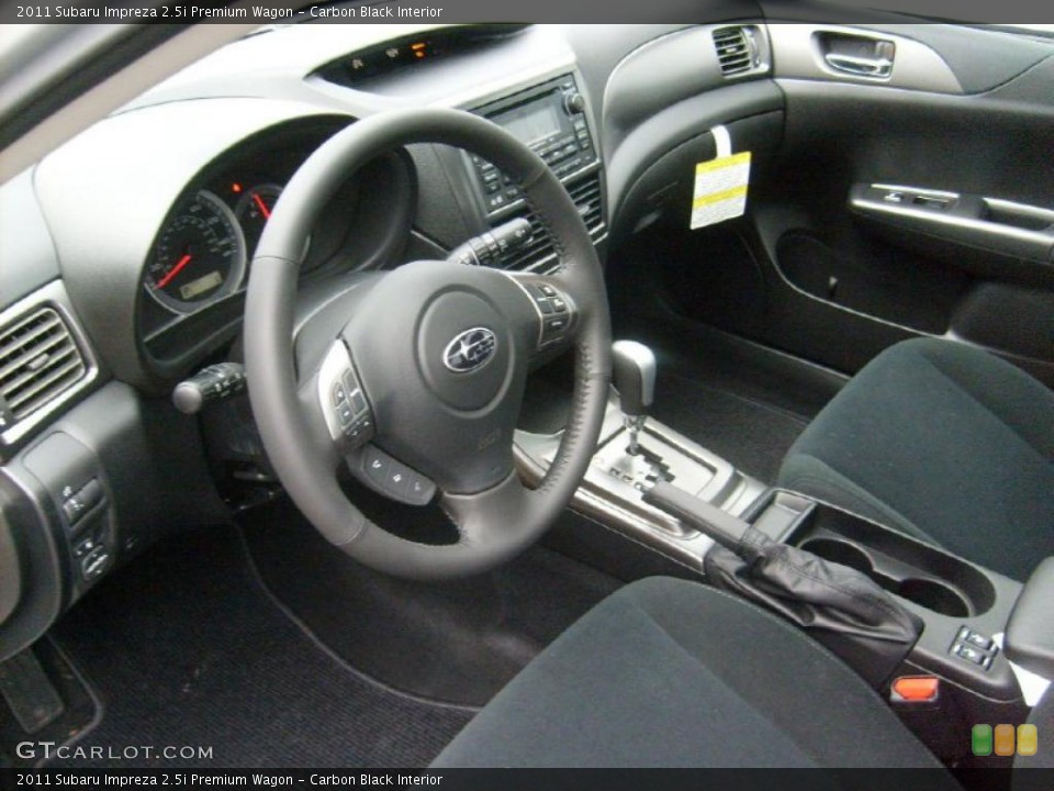 Carbon Black Interior Prime Interior for the 2011 Subaru Impreza 2.5i Premium Wagon #48290554