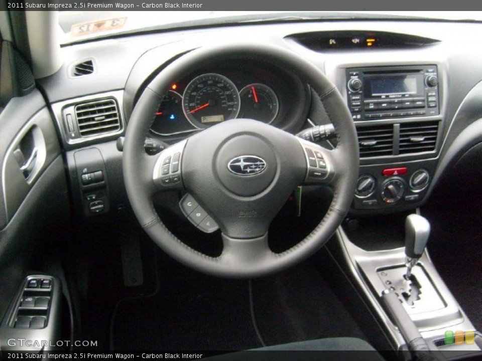 Carbon Black Interior Dashboard for the 2011 Subaru Impreza 2.5i Premium Wagon #48290618
