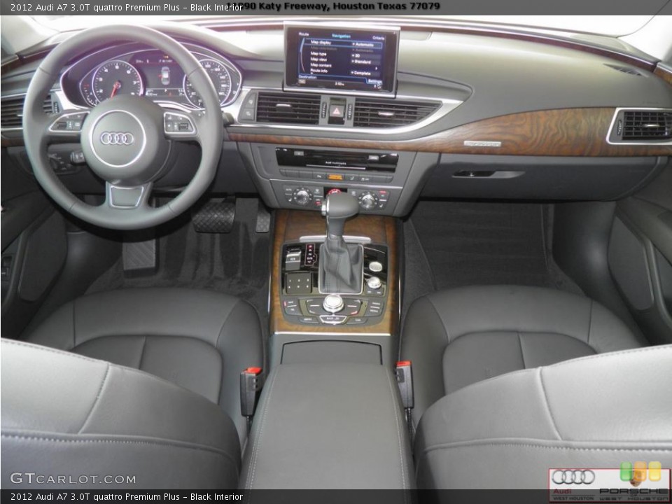 Black Interior Dashboard for the 2012 Audi A7 3.0T quattro Premium Plus #48292963