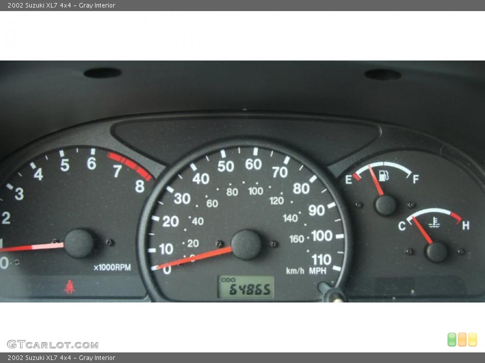 Gray Interior Gauges for the 2002 Suzuki XL7 4x4 #48293992
