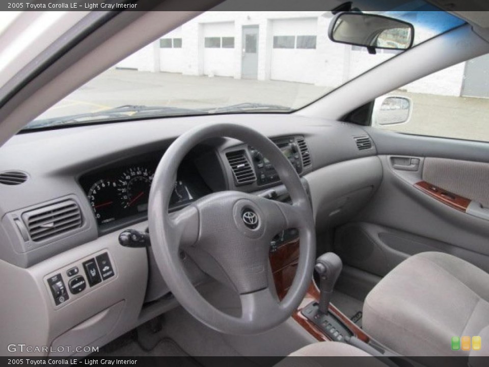 Light Gray Interior Dashboard for the 2005 Toyota Corolla LE #48294322