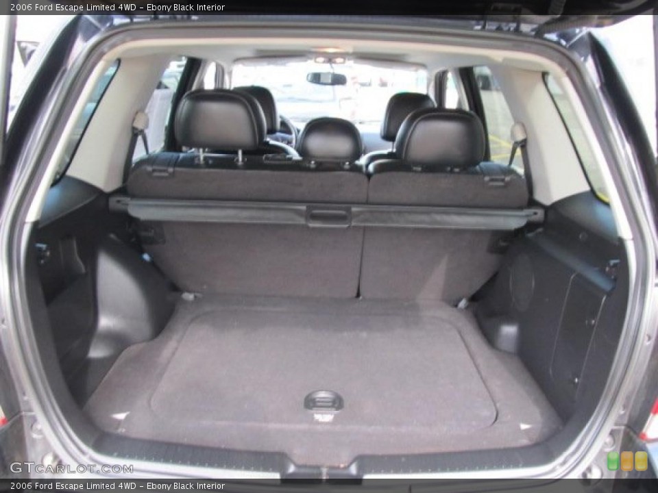 Ebony Black Interior Trunk for the 2006 Ford Escape Limited 4WD #48294709