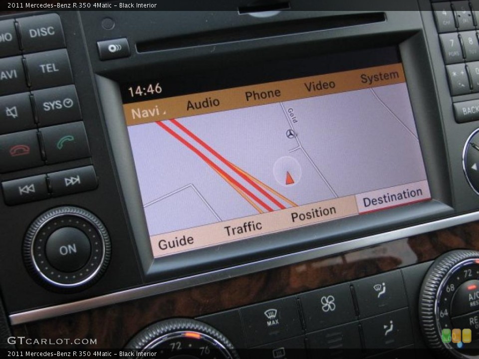 Black Interior Navigation for the 2011 Mercedes-Benz R 350 4Matic #48295096