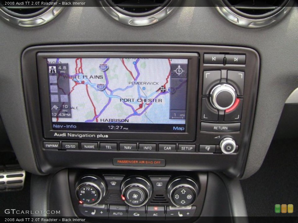 Black Interior Navigation for the 2008 Audi TT 2.0T Roadster #48295129