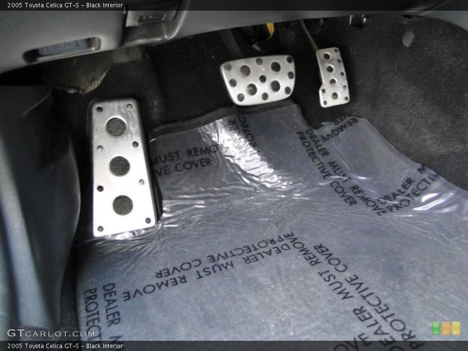 Black Interior Controls for the 2005 Toyota Celica GT-S #48295195