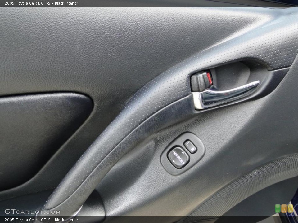 Black Interior Controls for the 2005 Toyota Celica GT-S #48295225