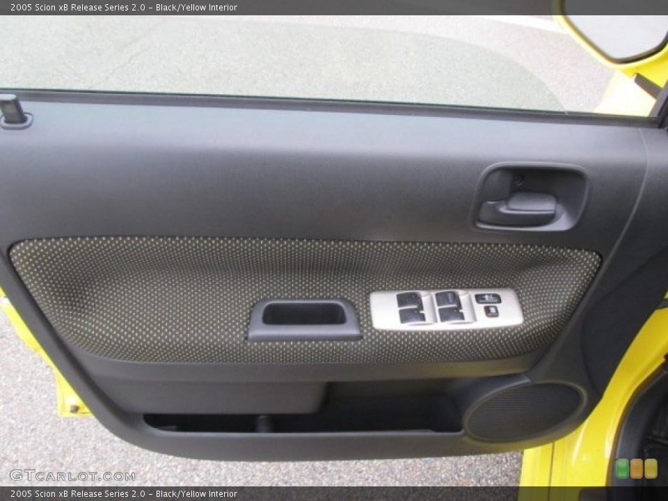 Black/Yellow Interior Door Panel for the 2005 Scion xB Release Series 2.0 #48295780