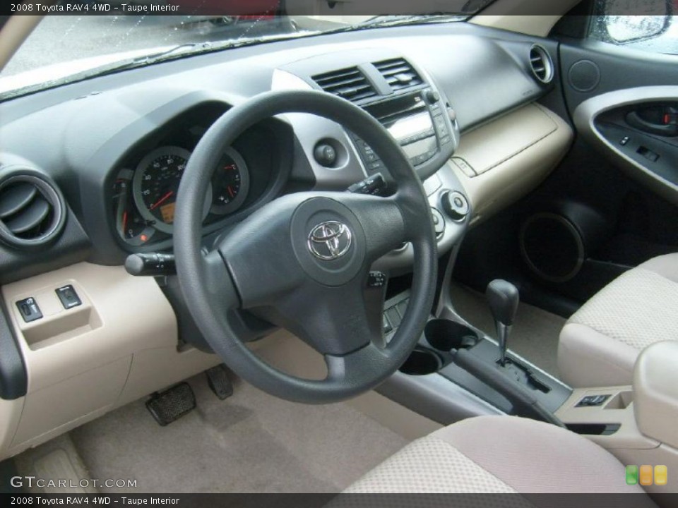Taupe Interior Photo for the 2008 Toyota RAV4 4WD #48296557