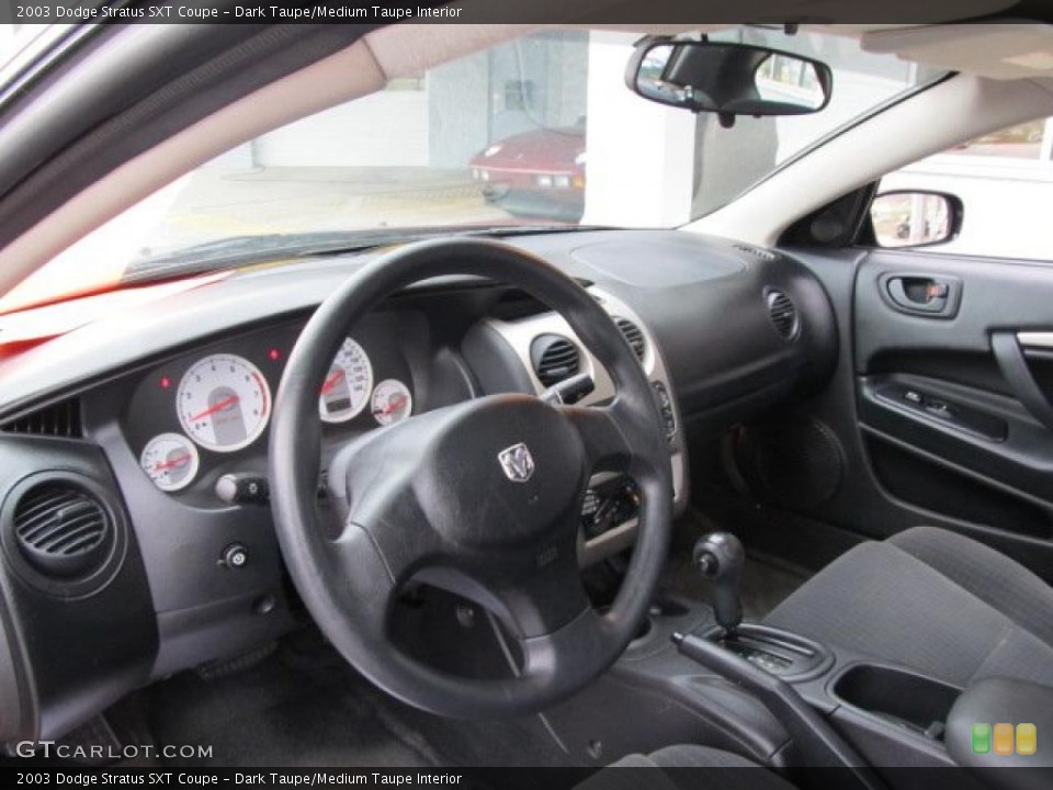 Dark Taupe/Medium Taupe Interior Steering Wheel for the 2003 Dodge Stratus SXT Coupe #48296644