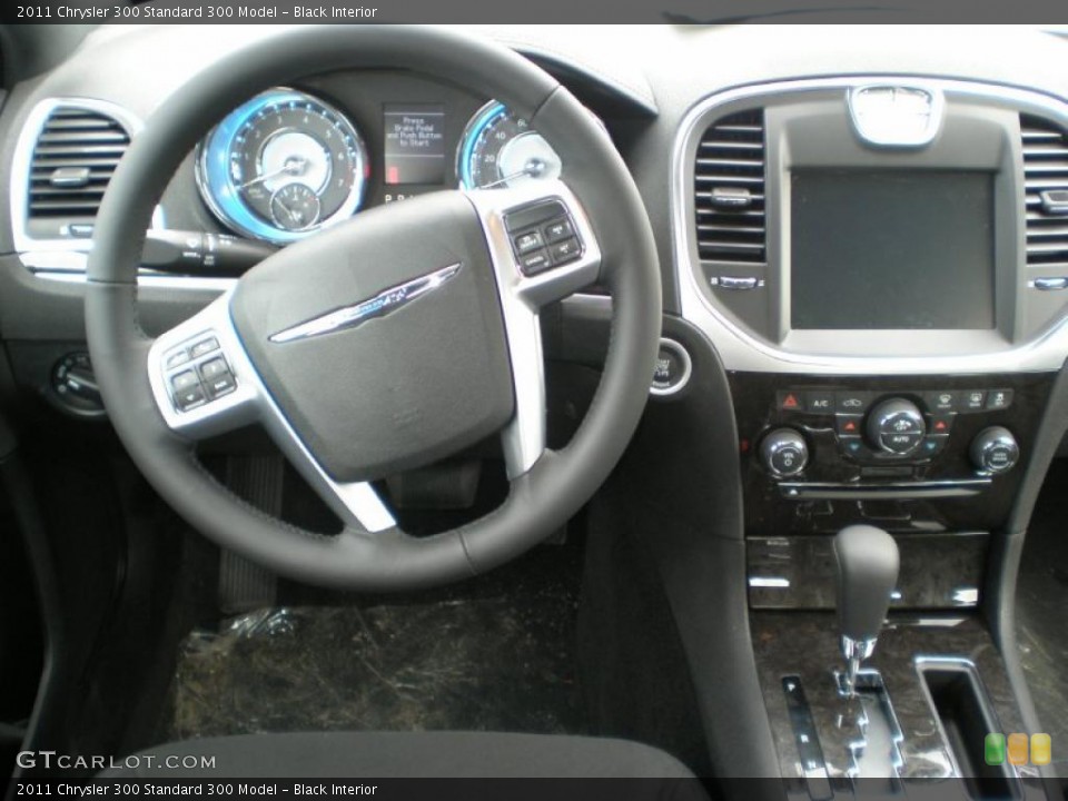 Black Interior Dashboard for the 2011 Chrysler 300  #48296788