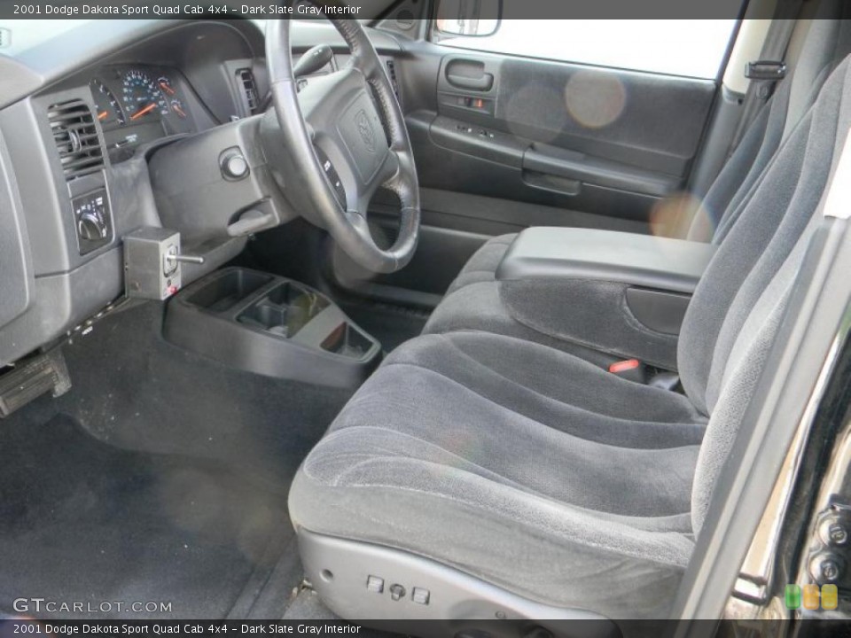 Dark Slate Gray Interior Photo for the 2001 Dodge Dakota Sport Quad Cab 4x4 #48298225