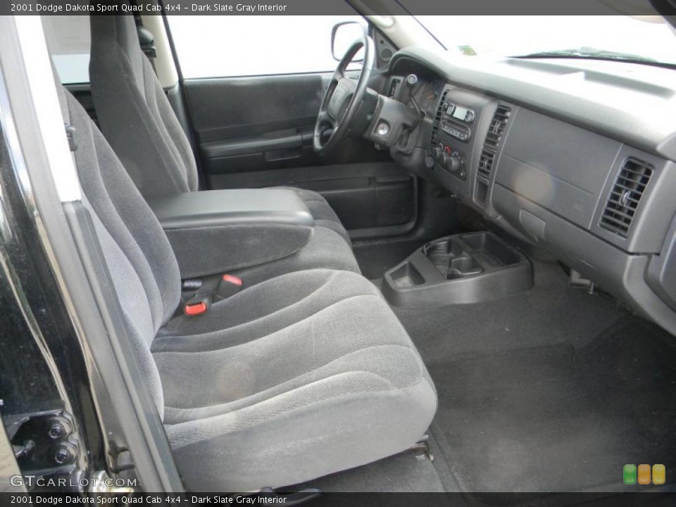 Dark Slate Gray Interior Photo for the 2001 Dodge Dakota Sport Quad Cab 4x4 #48298237