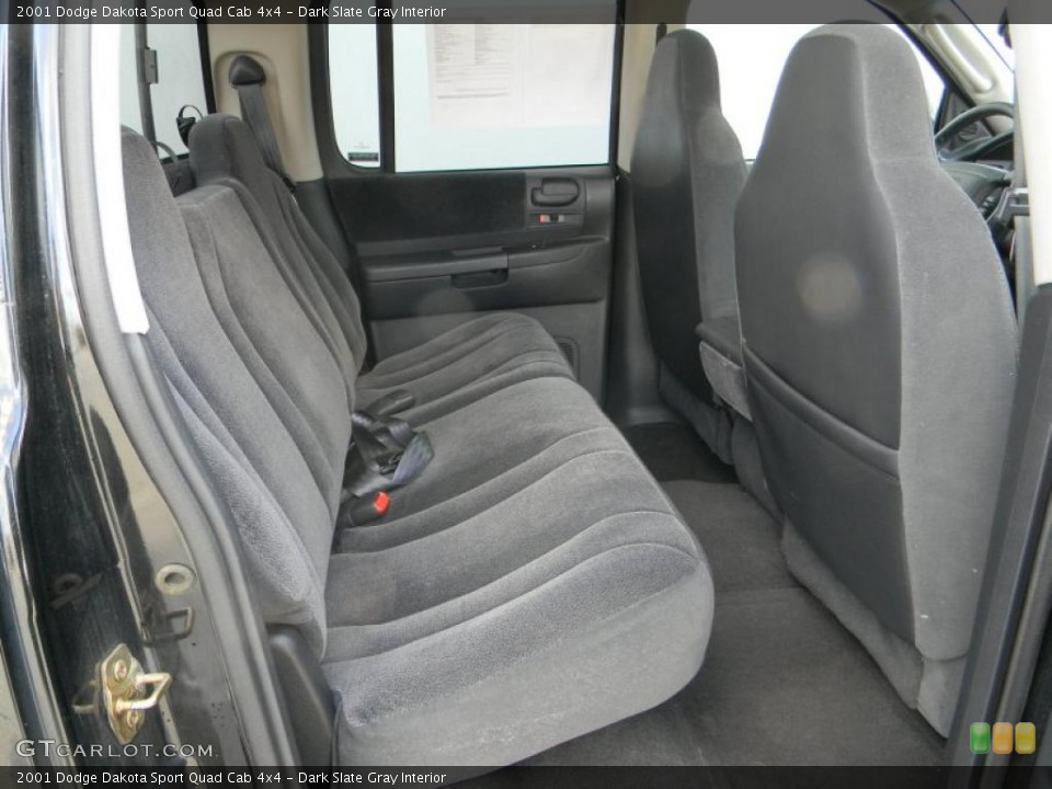 Dark Slate Gray Interior Photo for the 2001 Dodge Dakota Sport Quad Cab 4x4 #48298249