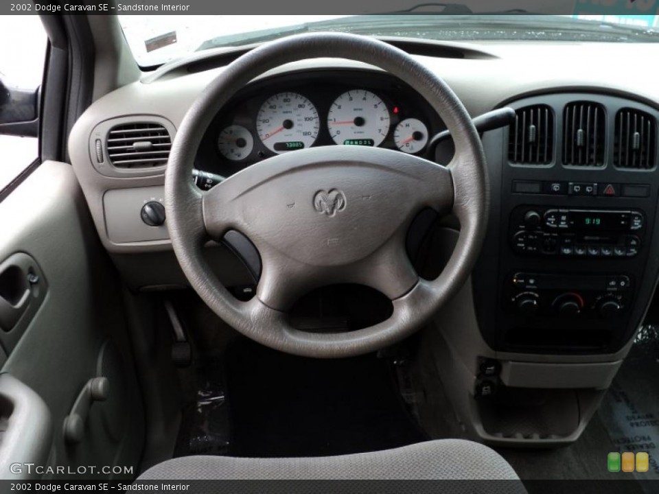 Sandstone Interior Steering Wheel for the 2002 Dodge Caravan SE #48299146