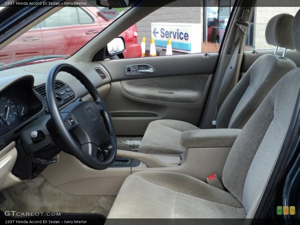 Ivory Interior Photo for the 1997 Honda Accord EX Sedan #48299644