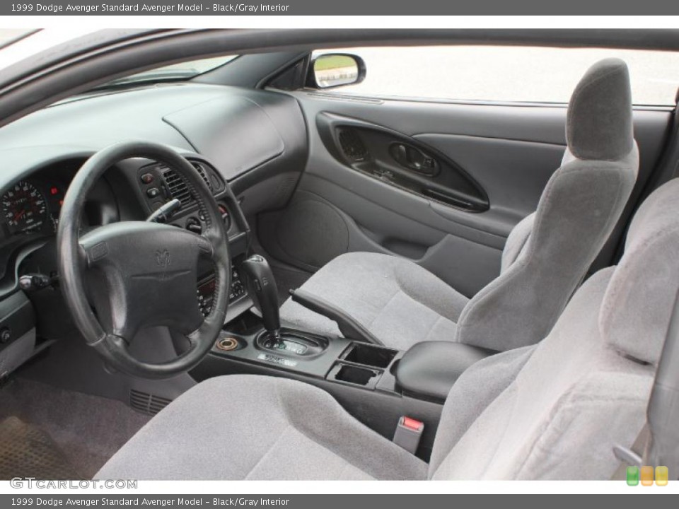 Black/Gray Interior Photo for the 1999 Dodge Avenger  #48301201