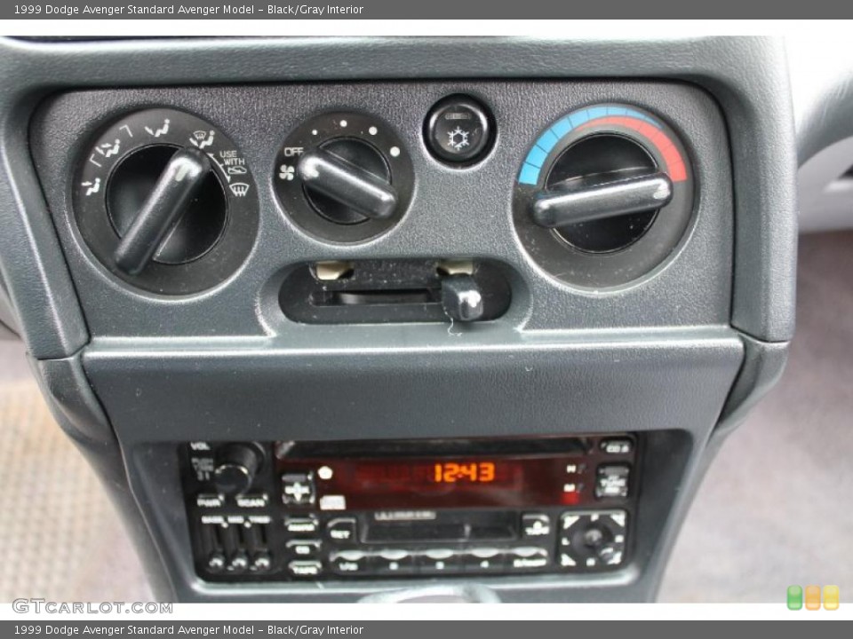 Black/Gray Interior Controls for the 1999 Dodge Avenger  #48301237