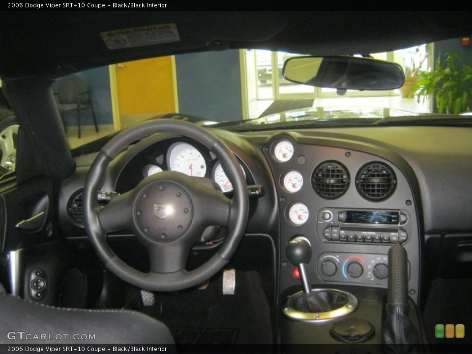 Black/Black Interior Dashboard for the 2006 Dodge Viper SRT-10 Coupe #48301738