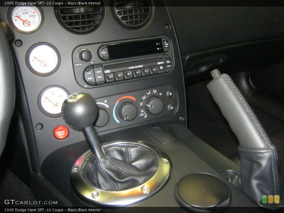 Black/Black Interior Transmission for the 2006 Dodge Viper SRT-10 Coupe #48301756