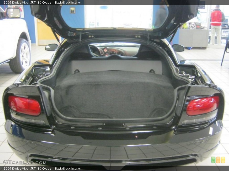 Black/Black Interior Trunk for the 2006 Dodge Viper SRT-10 Coupe #48301771