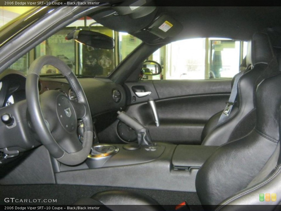 Black/Black Interior Photo for the 2006 Dodge Viper SRT-10 Coupe #48301957