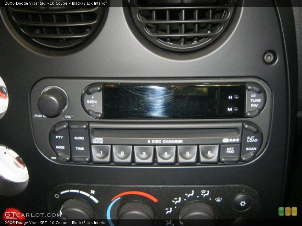 Black/Black Interior Controls for the 2006 Dodge Viper SRT-10 Coupe #48302020