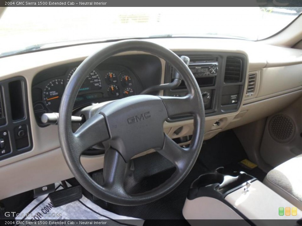 Neutral Interior Steering Wheel for the 2004 GMC Sierra 1500 Extended Cab #48302143