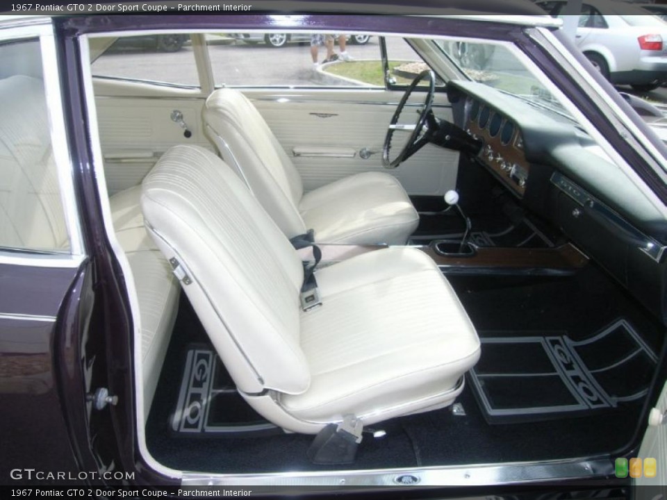 Parchment Interior Photo for the 1967 Pontiac GTO 2 Door Sport Coupe #48302764